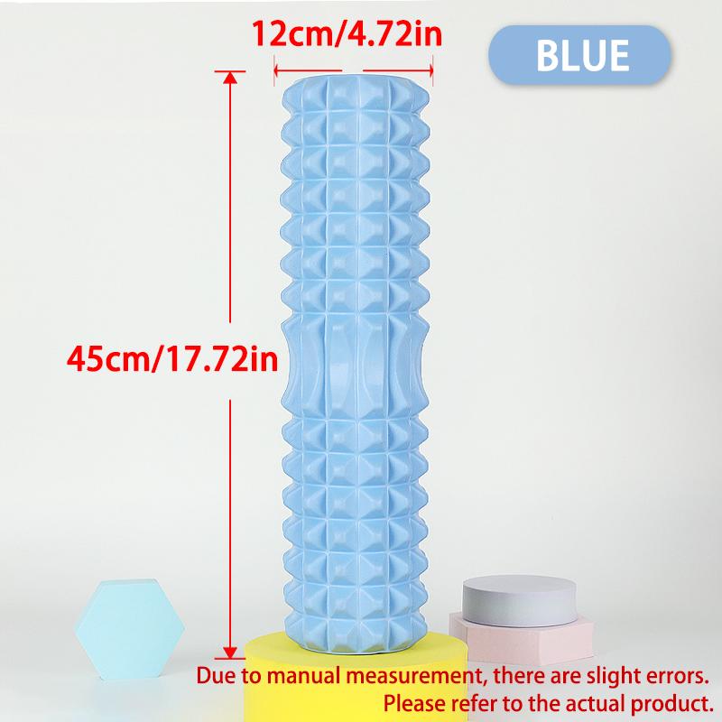 Пенопластовый ролик для глубокого тканевого массажа, ролик для мышц для облегчения боли в спине, массажный ролик из EVA для самомассажа, упражнений, йоги, пилатеса