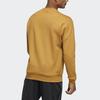 Adidas Large Logo Crew Neck Sport Sweatshirt Men Sweatshirt Wheat-Brown HE9902