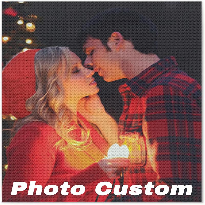 Фото на заказ алмазная картина полная круглая алмазная вышивка ручная работа индивидуальная ваша собственная картина подарок своими руками