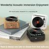 Portable Large Battery Bluetooth Speaker Vintage Vinyl Record Machine HIFI Sound Effects Super Standby  Radio 112.4*105*57mm
