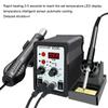 8586 Паяльная станция 2 в 1 Цифровая ESD Термофен Сварочный паяльник SMD Демонтажная паяльная станция Инструмент