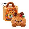 Fun Home Decoration Ornaments Giant Dumpling Plush Pillow, Cute Stuffed Steamed Bun Toy, Soft Kawaii Room Decor Accessories Food Decompression Fidget