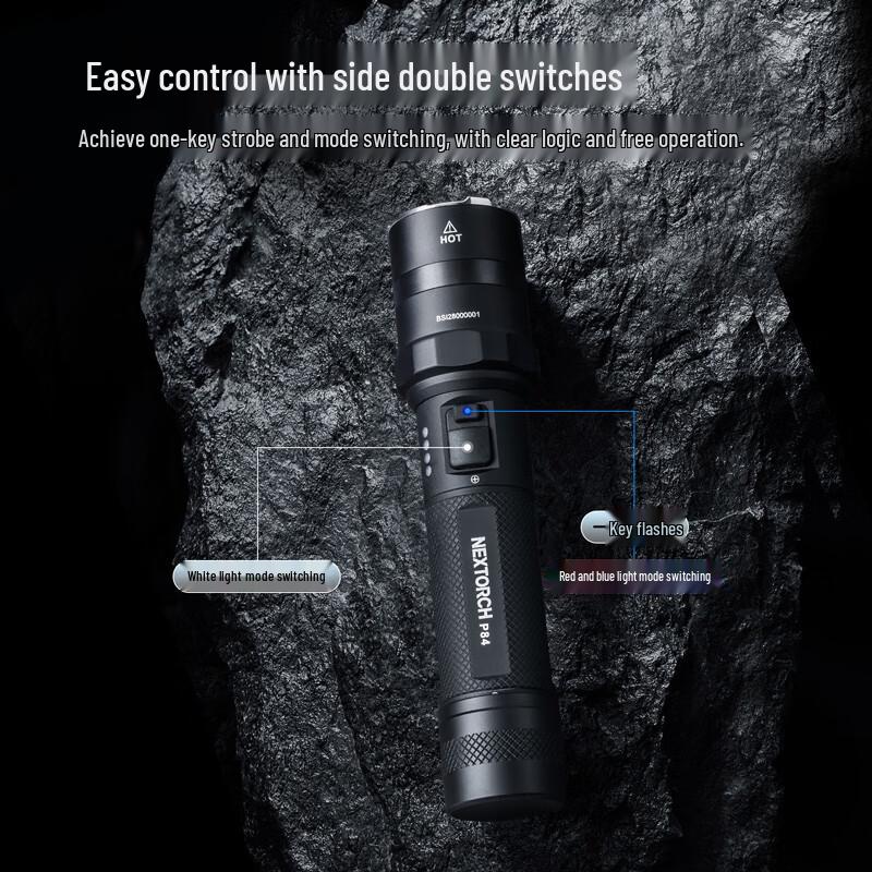 NITECORE P84 Tactical Multi-Light Rechargeable Flashlight