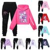 Children's Hooded Top And Pants Two-piece Tracksuit Set Long-sleeved Printed Clothing Set