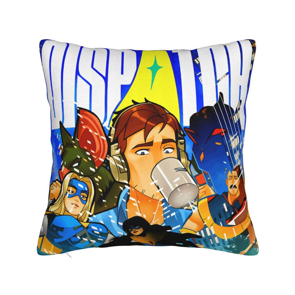 Pillow Cover Dispatch Game Robert Sonar Invisigal  Kawaii Pillow Case For Sofa Home Decor Pillowcases