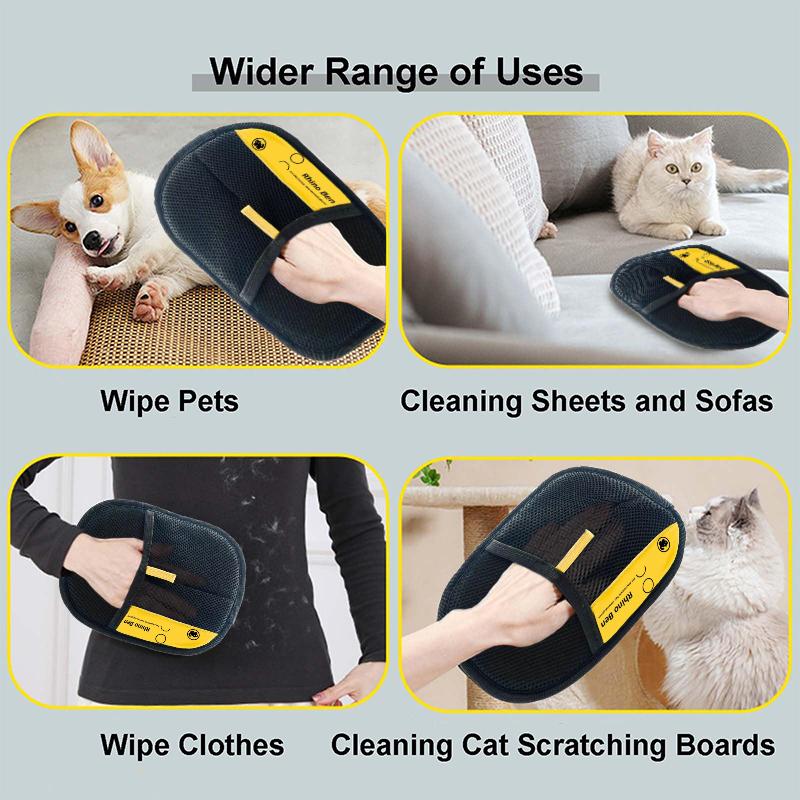2026 New Pet Hair Removal Glove For Cats & Dogs Pet Hair Remover Electrostatic Gloves,
