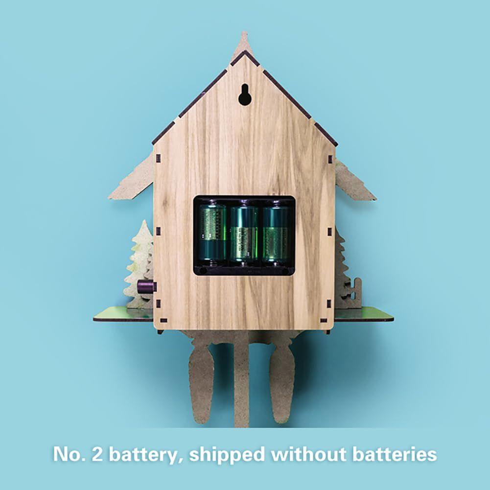 Традиционные часы с кукушкой в ​​европейском стиле для украшения стен домашнего офиса