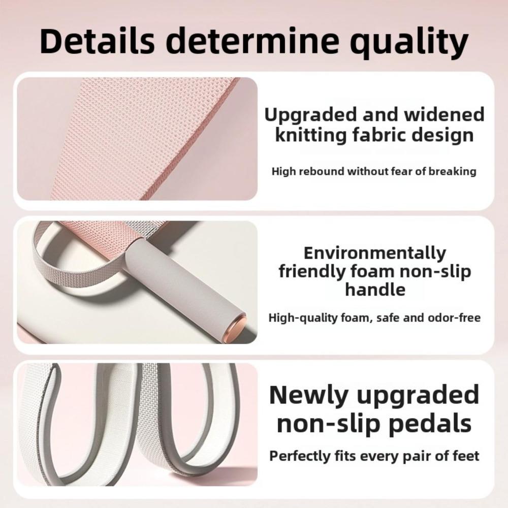 Anti-Broken Sit Up Pull Rope With Handles Full-Body Excercise Band For Strength Training