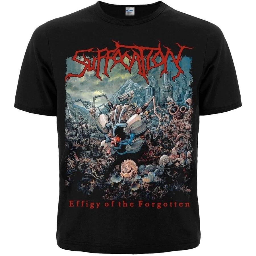Suffocation "Эффигия Забытого" Черная Футболка некролог каннибал труп