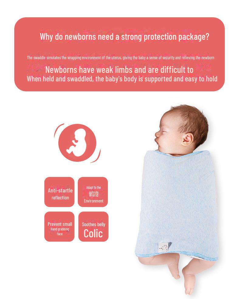 Двухцелевое детское одеяло и пеленка с защитой от испуга на весну/лето