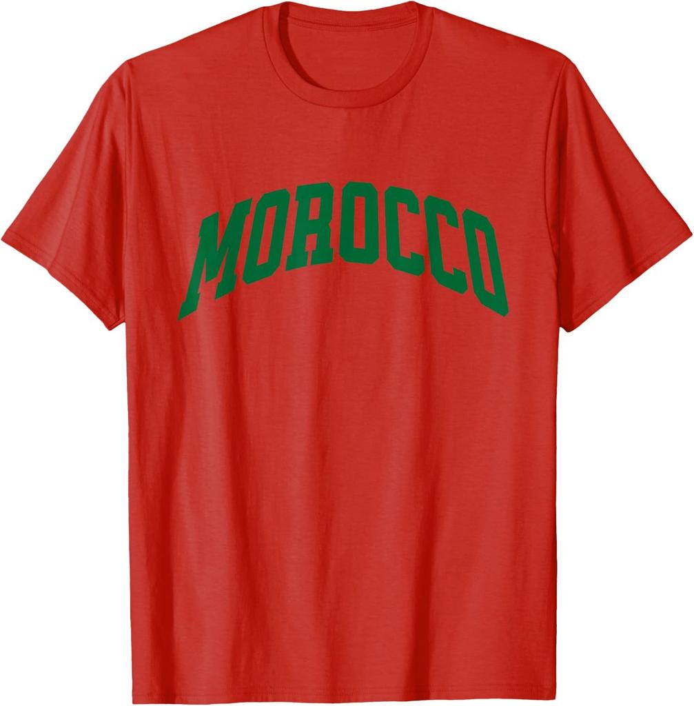 Morocco College Style Sports Fan Unisex T-Shirt