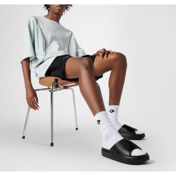 Converse Нескользящая Шлепанцы-Слайдеры Archfit Черные A12174c