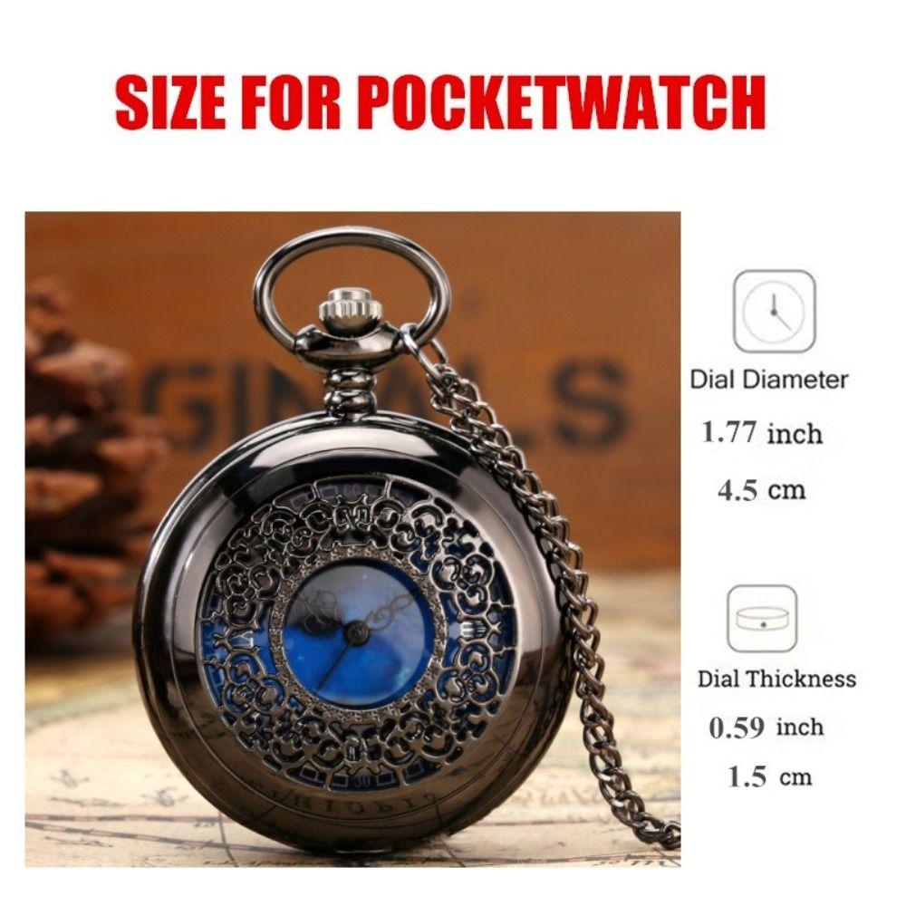 Hollow Steampunk Pocket Watch Quartz Roman Numerals Flip Pocket Watch Decorative Timepiece With Chain Pendant Watch Gift Watch