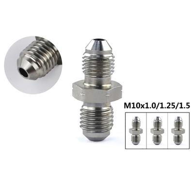 AN3 M10 Фитинги для тормозной системы из нержавеющей стали 3/8x24 UNF Двойная резьба Вращающееся соединение