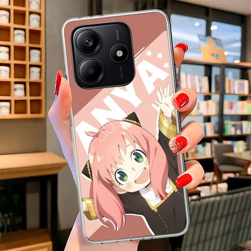 S-Spy Family Anya Phone Case For Xiaomi Redmi Note 15 14 13 12 11 10 Pro Plus 14S 12S 11S 11T 11E 10S Soft Fundas Shell Redmi No