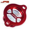 CRF250R 2004-2009 Off-Road Motorcycle CNC Aluminum Oil Filter Cover.