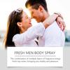 East Moon Men's Body Spray Body Moisturizing Elegant Fresh Fragrance Portable Charm Men's Daily Care Spray 100ml