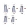 5pcs Large Metal Cake Cream Decoration Tips Set Pastry Tools Stainless Steel Piping Icing Nozzle Cupcake Dessert Decorators