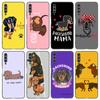Dachshund Dog Love Phone Case For Huawei Honor 7A 8A 9X 20 Pro 8 10X Lite 9A 8C 9C 20E 7S 8S 20S 8X 10i 20i 30i Soft Black Cover