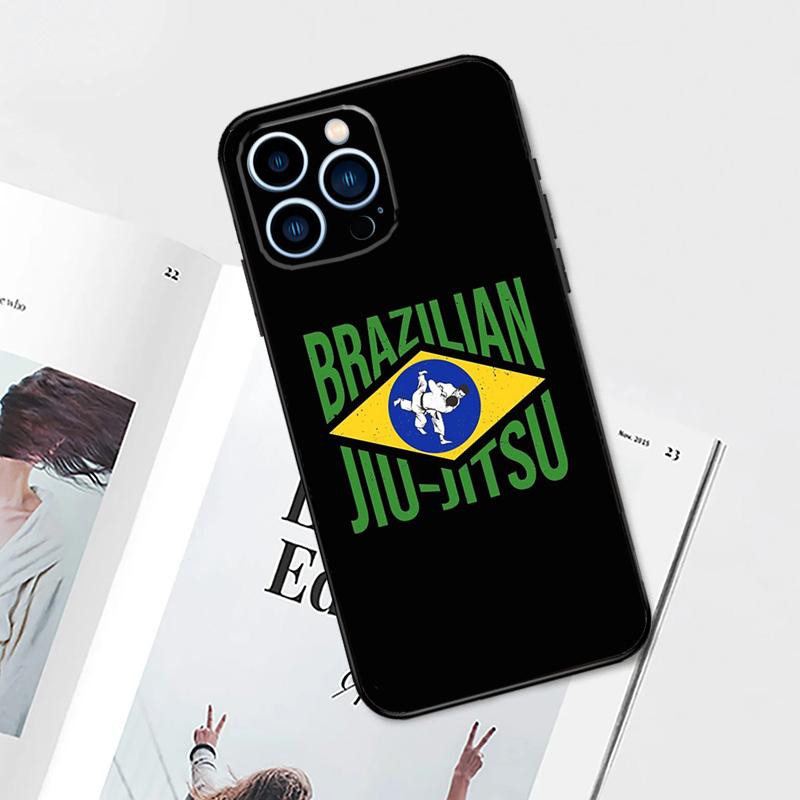 Чехол для iPhone 17 Pro Max 11 14 15 16 Pro Max 12 13 mini 16 Plus 16e 17 Air с принтом Дзюдо BJJ Джиу-джитсу