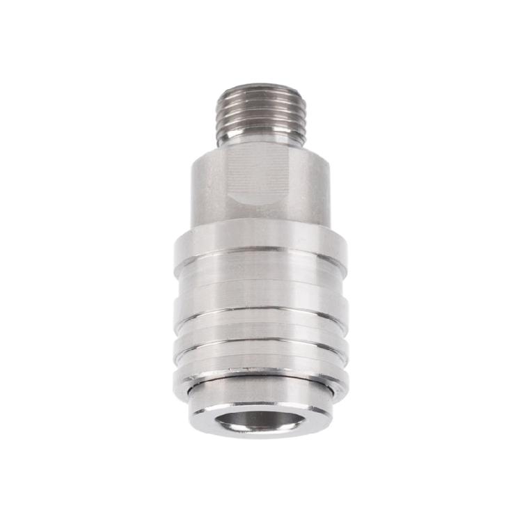 Набор быстроразъемных соединителей из нержавеющей стали 1/4" с самоблокировкой для моек высокого давления