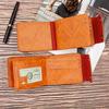 Men's Wallet Short Multi-functional Fashion Leisure Double Press Button Wallet