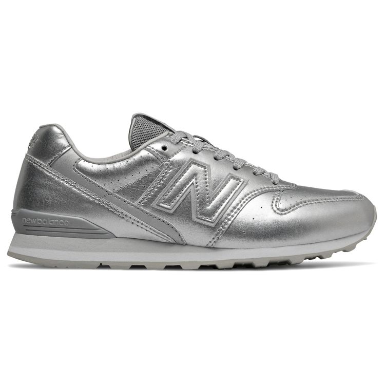 New Balance Nb 996 Удобные Нескользящие Низкие Повседневные Кроссовки Женские Серебристые WL996ALS