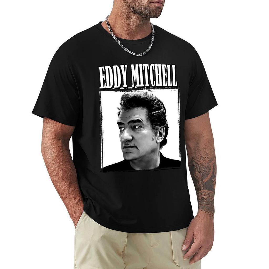 Eddy Mitchell TShirt NonShrink Basic Cotton TShirt
