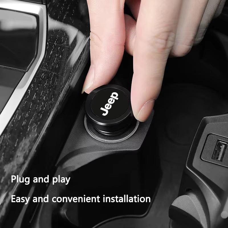 Car Cigarette Ash Tray Mini Easy Clean Car Cup Holder Ashtray For Jeep Grand Cherokee Wrangler JK Gladiator Compass Valve Stem AKT1