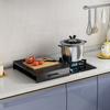 Gas Stove Cover Board with Handle Waterproof Heat-Resistant Easy To Clean Electric Stove Burner Cover Protector