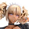 Black Gal Maid Masturbation Eats Black Gal Maid Inma Kokoa Scale PVC Painted Finished Figure Q-six Goshu. 1/6
