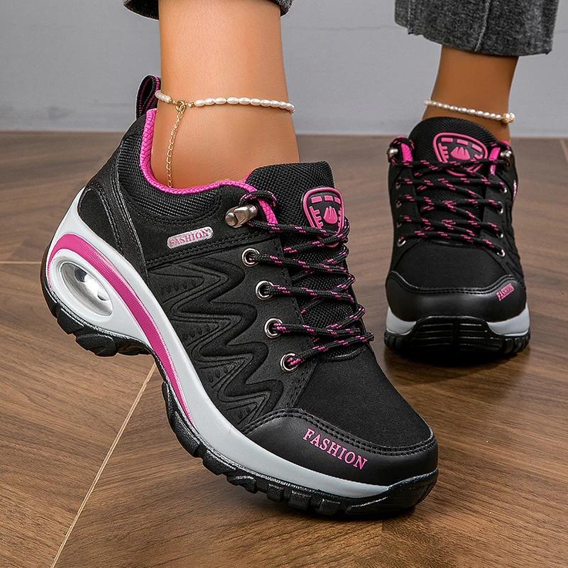 Platform Women Boots Luxury High Quality Sneakers Casual Winter Sport Shoes Female Fashion Waterproof Ladies Low Top Ankle Boots