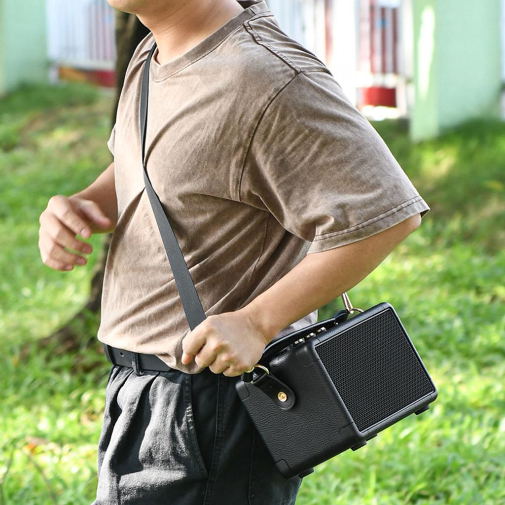 Стильный и прочный плечевой ремень для колонок Marshall Kilburn II/Stockwell II, который легко носить с собой куда угодно