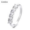 Классическое кольцо Lindon из медного сплава с цирконием, женские ювелирные изделия, свадебный подарок для вечеринки