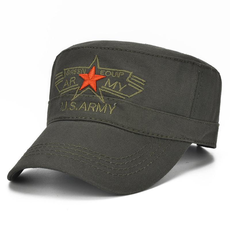 Мужская камуфляжная плоская кепка в корейском стиле - модная повседневная кепка-утконос на весну/осень