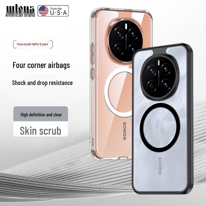 Магнитный прозрачный чехол для телефона Magic8Pro для Honor GTPro & Magic7RS