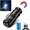 LED Flashlight for Enhanced Handheld High Brightness 2500 USB 5 Lighting Mini Aluminum 2M Drop IPX68 Disaster Outdoor Security Power Disaster
