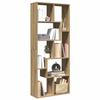 VidaXL Room Divider Shelving Unit Artisan Oak 67x25x161.5 Cm, Shelf, Bookcase, Storage Shelf, 858083