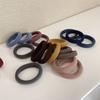 High Elasticity Ponytail Holders Basic Rubber Bands Nylon Elastic Hair Ties  for Women and Girls