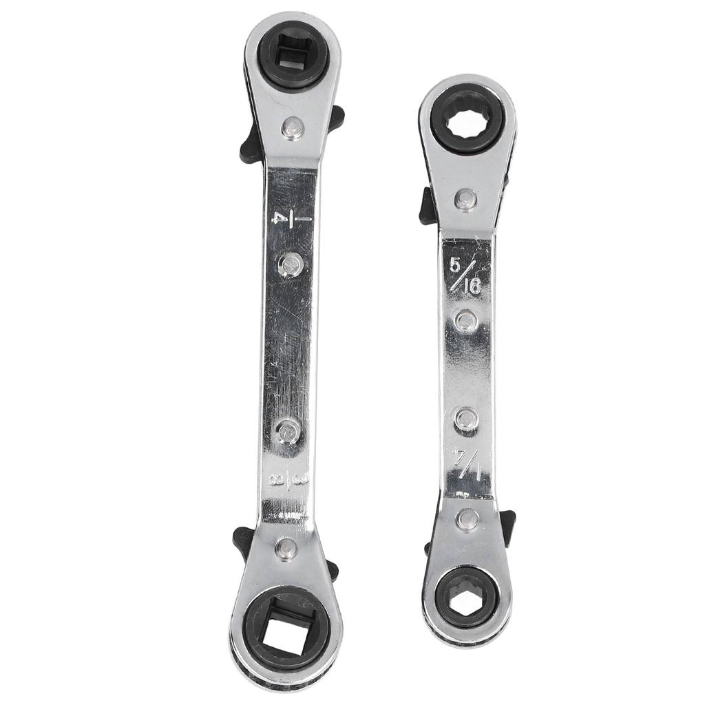 CT122 Refrigerator Ratchet Wrench 1/4 3/16 5/16 3/8 Stainless Steel Wrench Air Conditioner Repair
