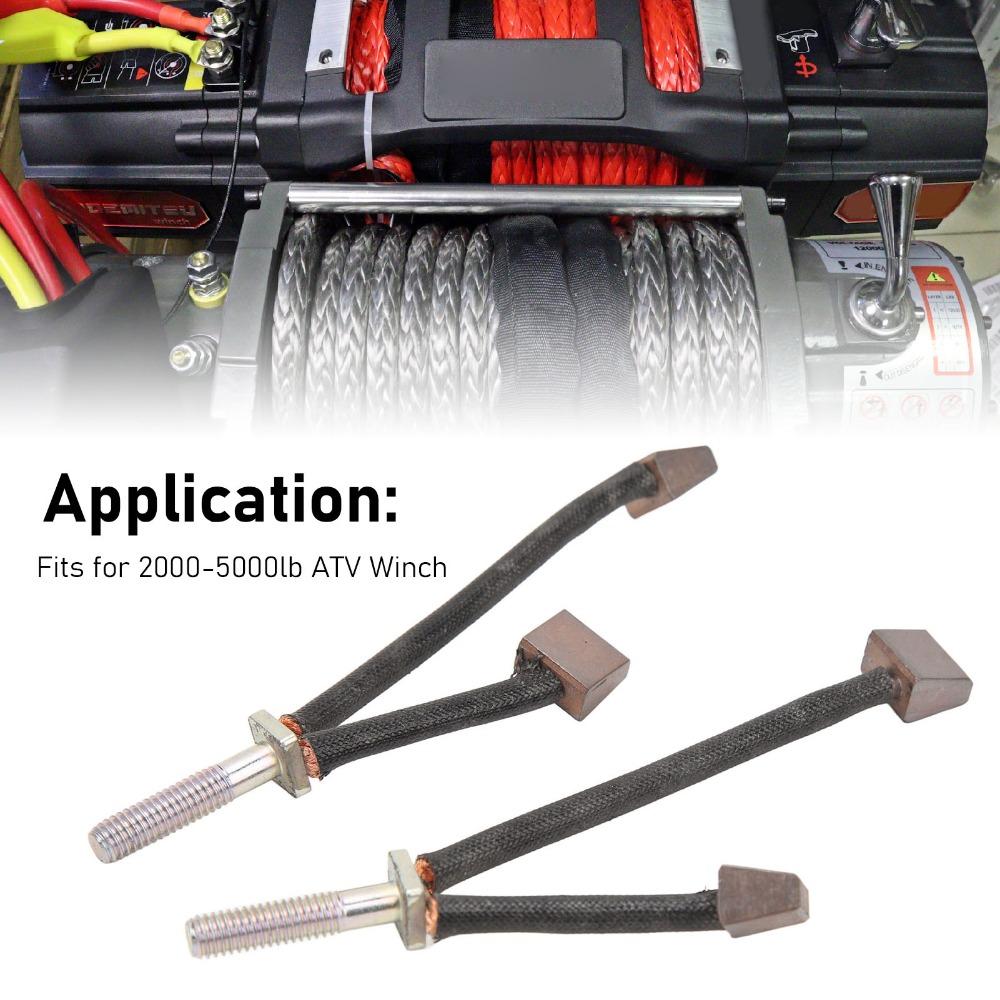 2000-5000lb Winch Motor Carbon Brush Replacement Carbon Brushes For Off-Road Vehicle