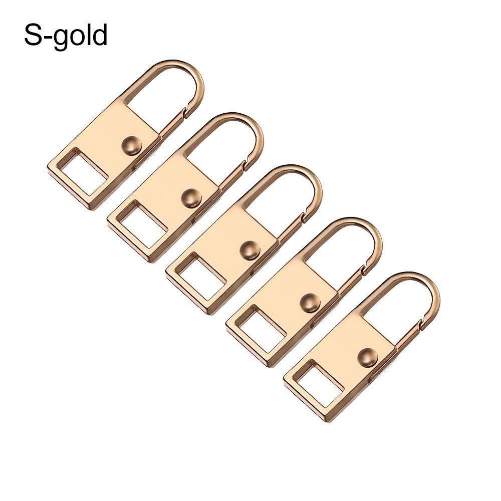 5pcs Broken Buckle Detachable Sewing Kit Metal Zip Zipper Pull Metal Zipper Head Zipper Slider