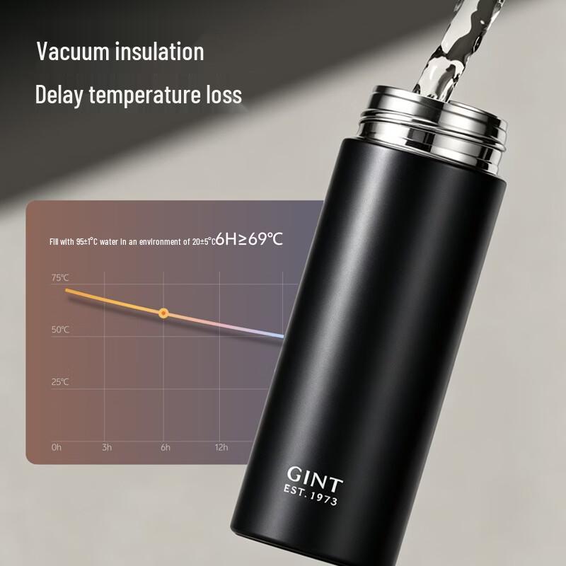 GINT Stainless Steel Tea Infuser Travel Mug