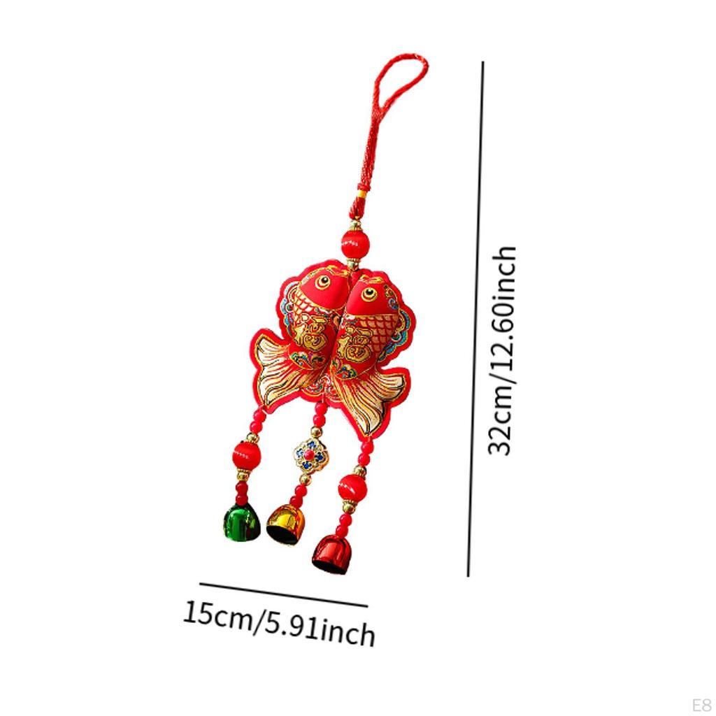 Китайский декор на год в виде колокольчика ветра фэншуй талисман благословение подвесное украшение весенний фестиваль