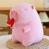 Summer style series capybara plush toy seaside scenic spot souvenir travel floral skirt capybara doll