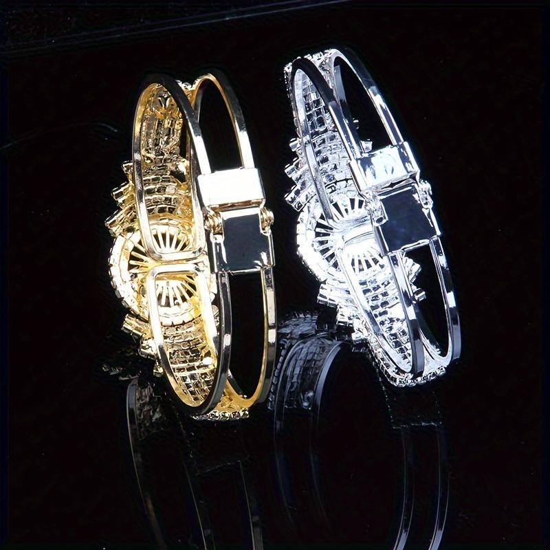 Модный и популярный браслет Super Luxurious Claw Chain Welding Heart-Shaped Round Bracelet