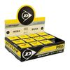 Dunlop Pro Squash Balls Double Yellow Dot 12 Pack Black/Yellow