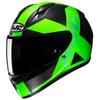 ШЛЕМЫ HJC Мотошлем C10 Tes Flash Green (MC4HSF) большой (HJH259)
