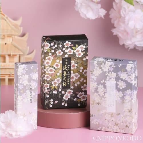 Uno Chiyo's Light Ink Cherry Blossom Incense Sticks, Approximately 200g, Loose Pack, Nippon Kodo, Made in Japan, Cherry Blossom Scent, Low Smoke