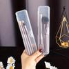 Makeup Brush Storage Box Eyebrow Box Portable Cutlery Box Toothpaste Toothbrush Box Cosmetics Box